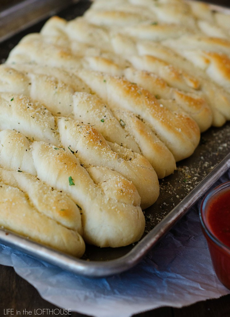 Bread Sticks Recipe
 Garlic Parmesan Breadsticks