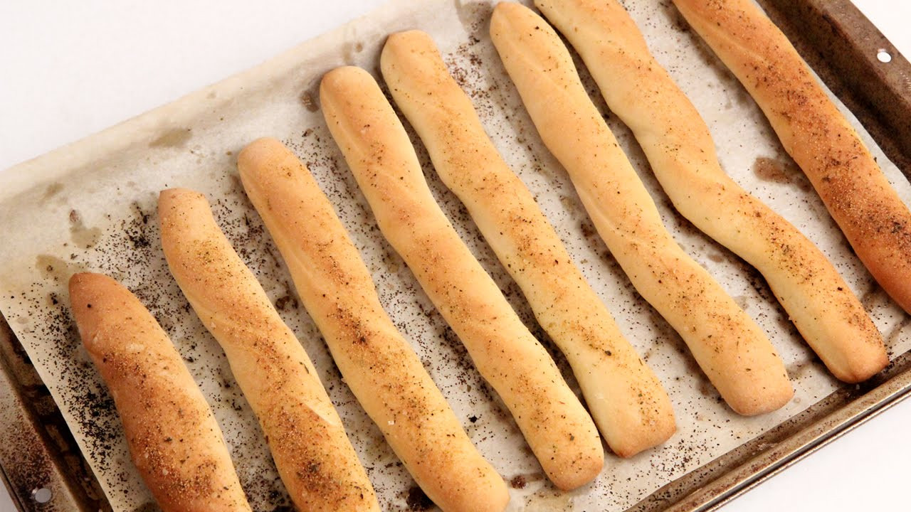 Bread Sticks Recipe
 Homemade Breadsticks Recipe Laura Vitale Laura in t