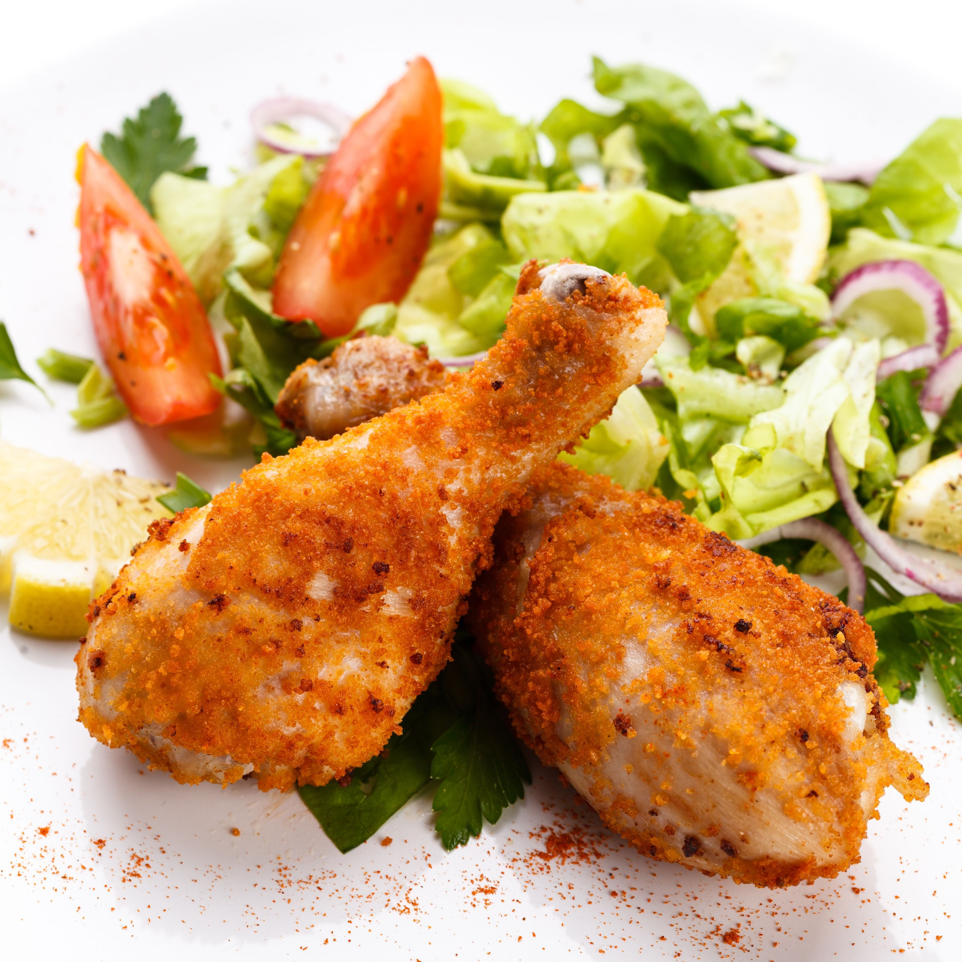 Breaded Baked Chicken
 Simple fort Food Breaded & Baked Chicken Drumsticks