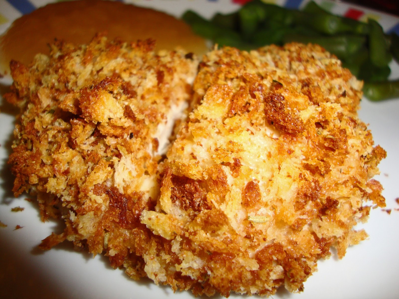 Breaded Baked Chicken
 Dining with Dinosaurs Baked Breaded Chicken