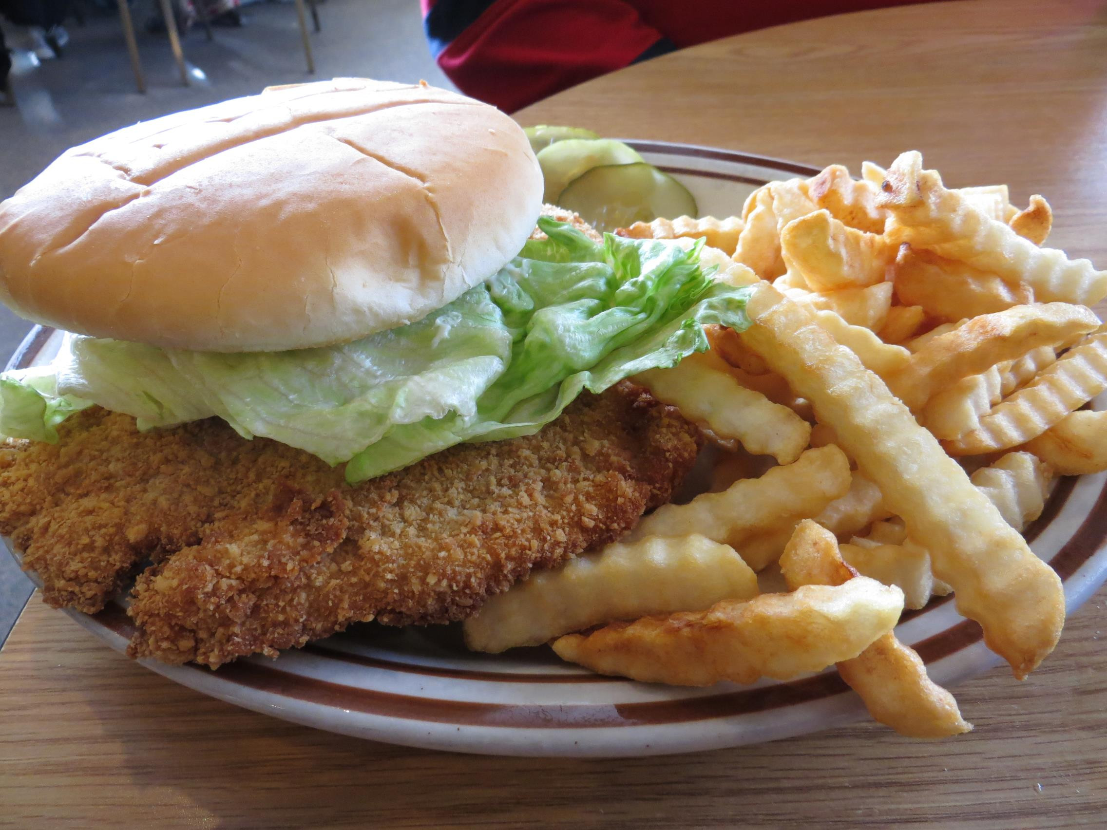 Breaded Pork Tenderloin
 Nick s Country Café