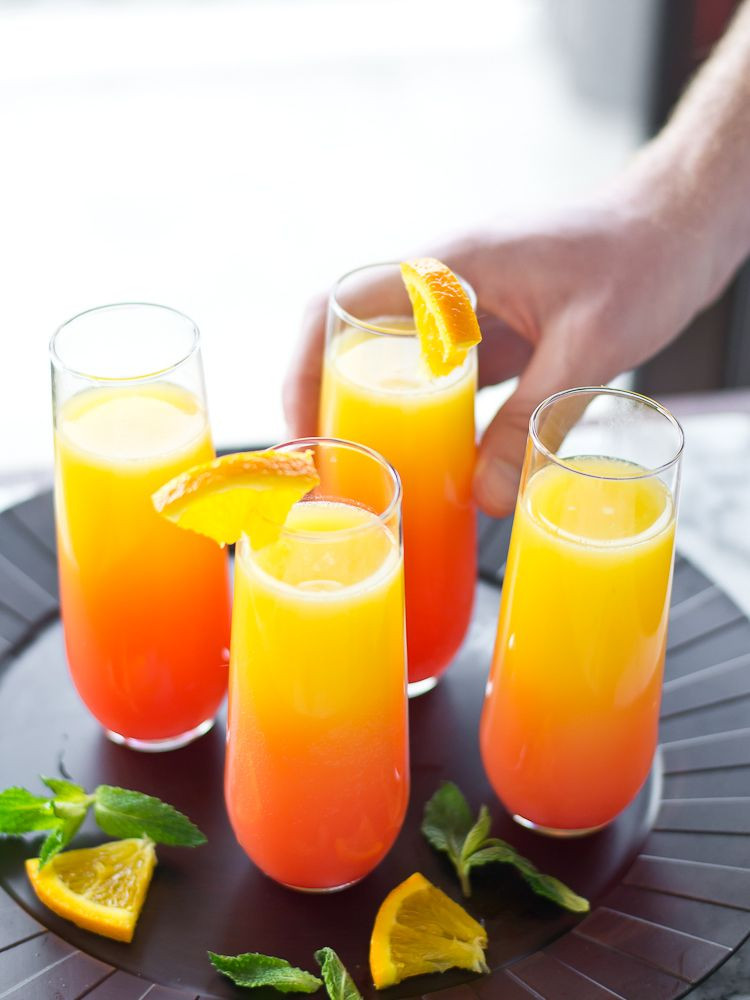 Breakfast Alcoholic Drinks
 Tequila Sunrise Mimosas Recipe Cocktails