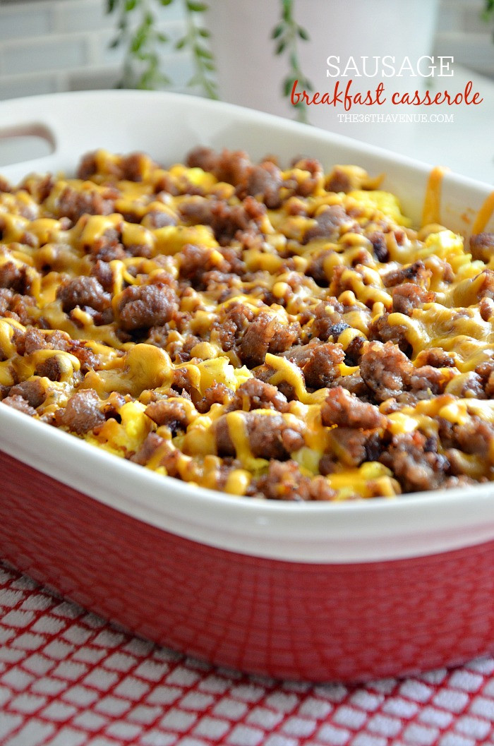 Breakfast Bake Recipe
 Sausage Breakfast Casserole The 36th AVENUE