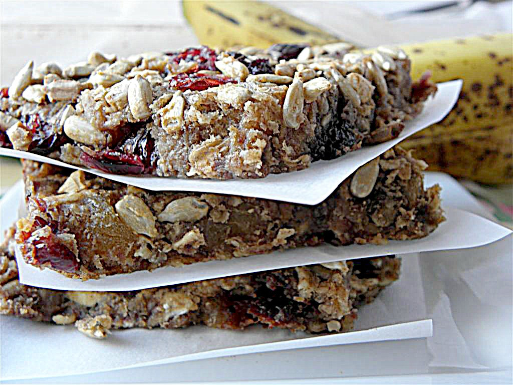 Breakfast Bar Recipes
 Oat & Fruit Breakfast Bars Dairy Egg Sugar Flour Nut