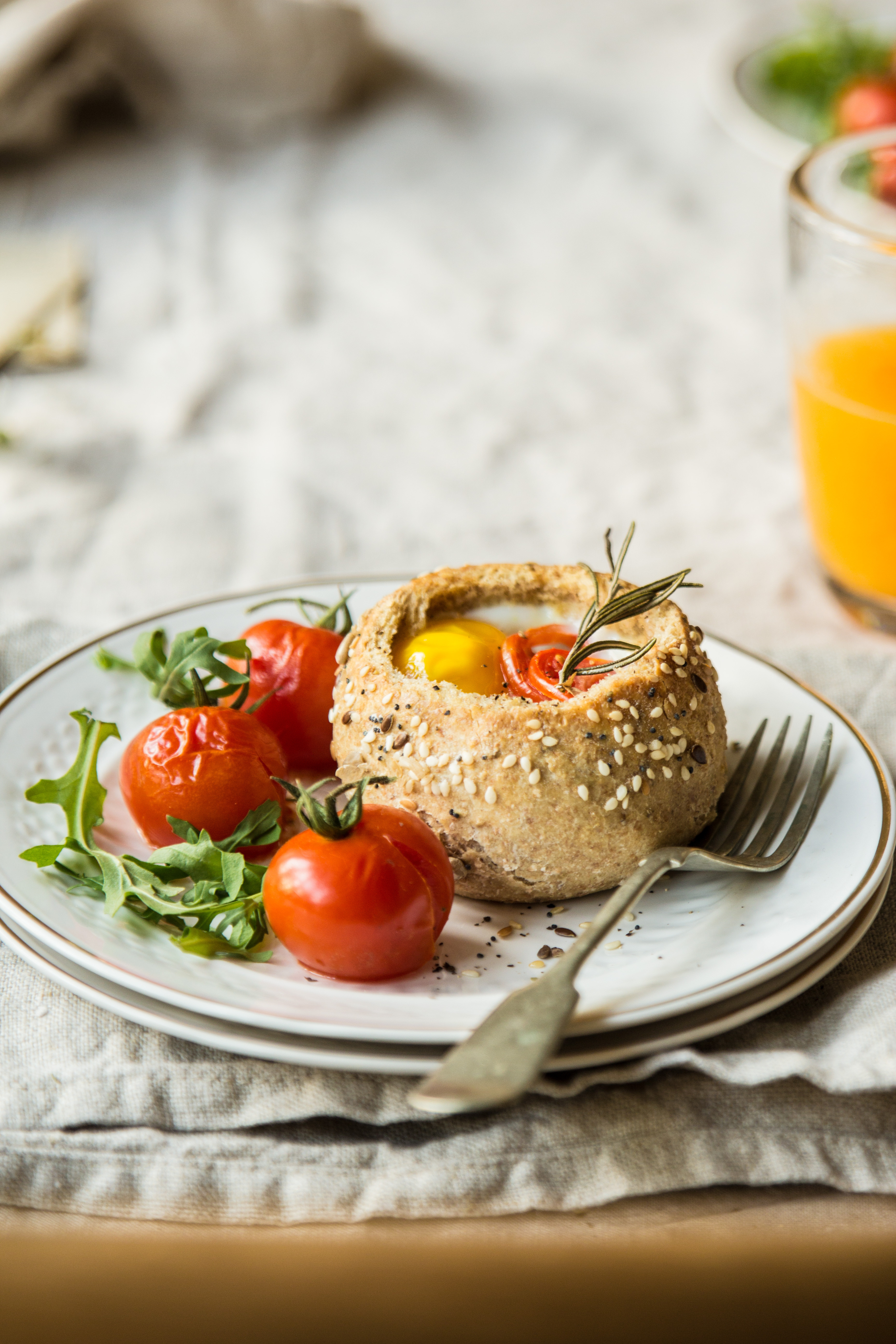 Breakfast Bread Bowl
 Breakfast bread bowls Bea s cookbook