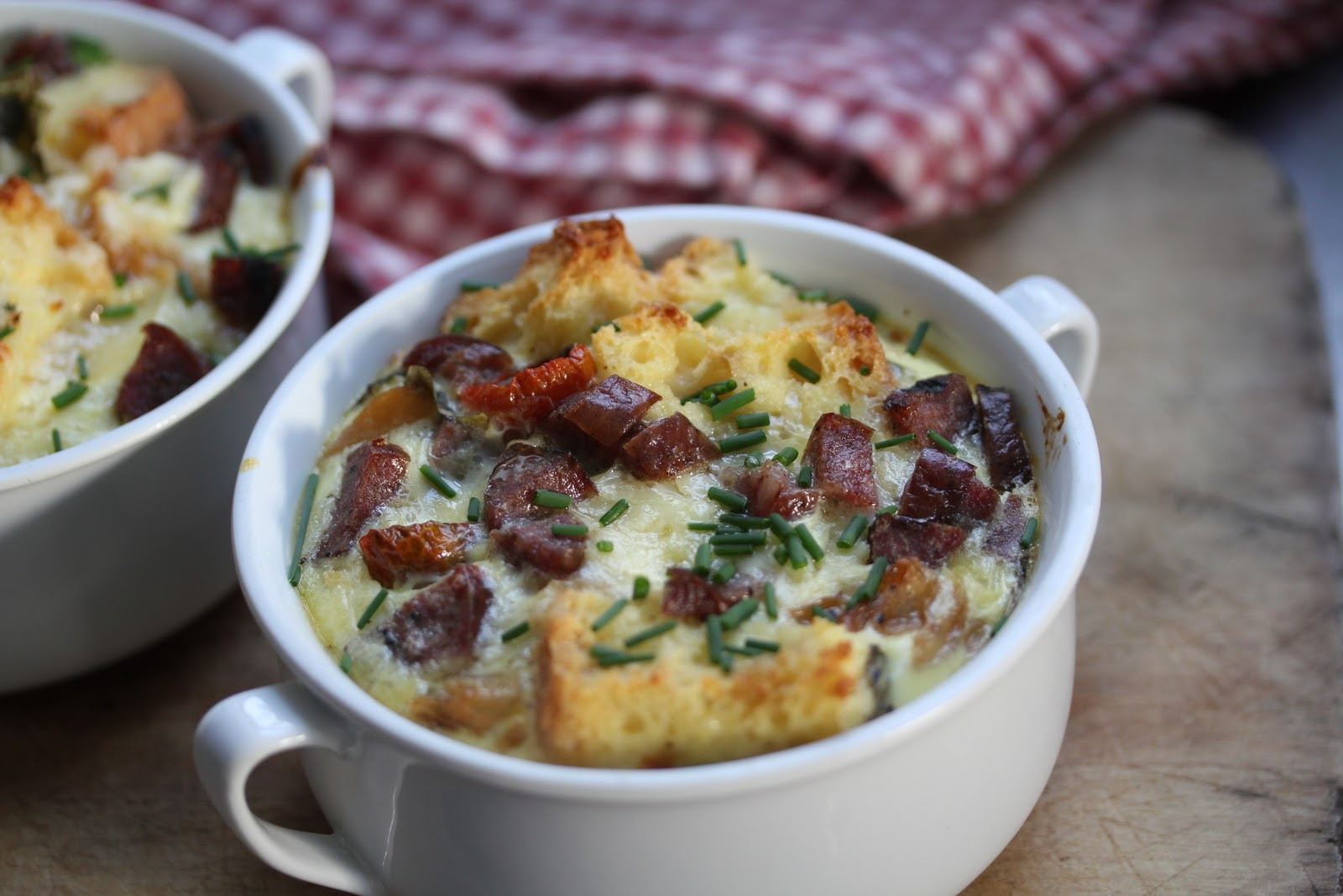 Breakfast Bread Pudding
 Madame Fromage Cheddar Breakfast Bread Pudding