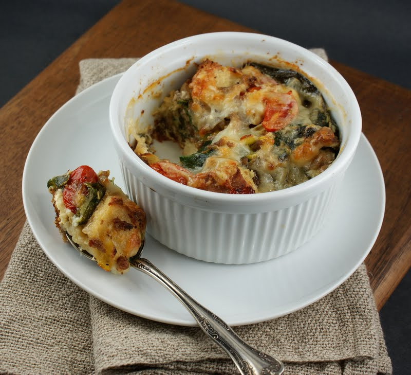 Breakfast Bread Pudding
 Authentic Suburban Gourmet Savory Breakfast Bread Pudding