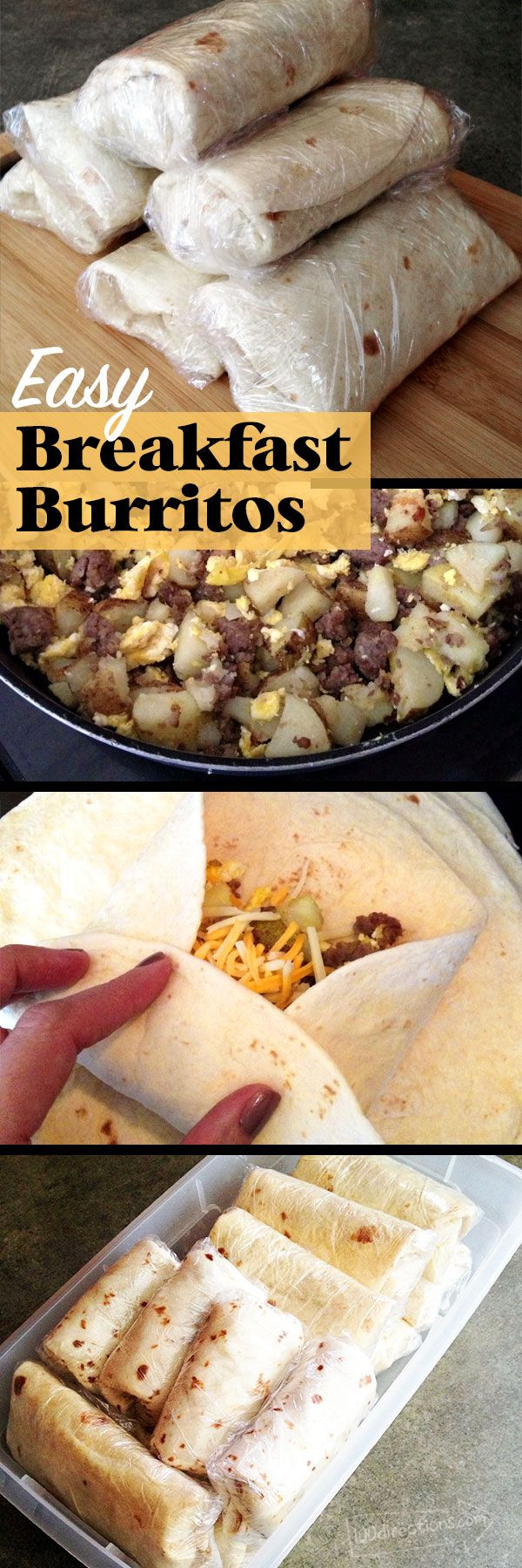 Breakfast Burritos For A Crowd
 Best 25 Camping ideas on Pinterest