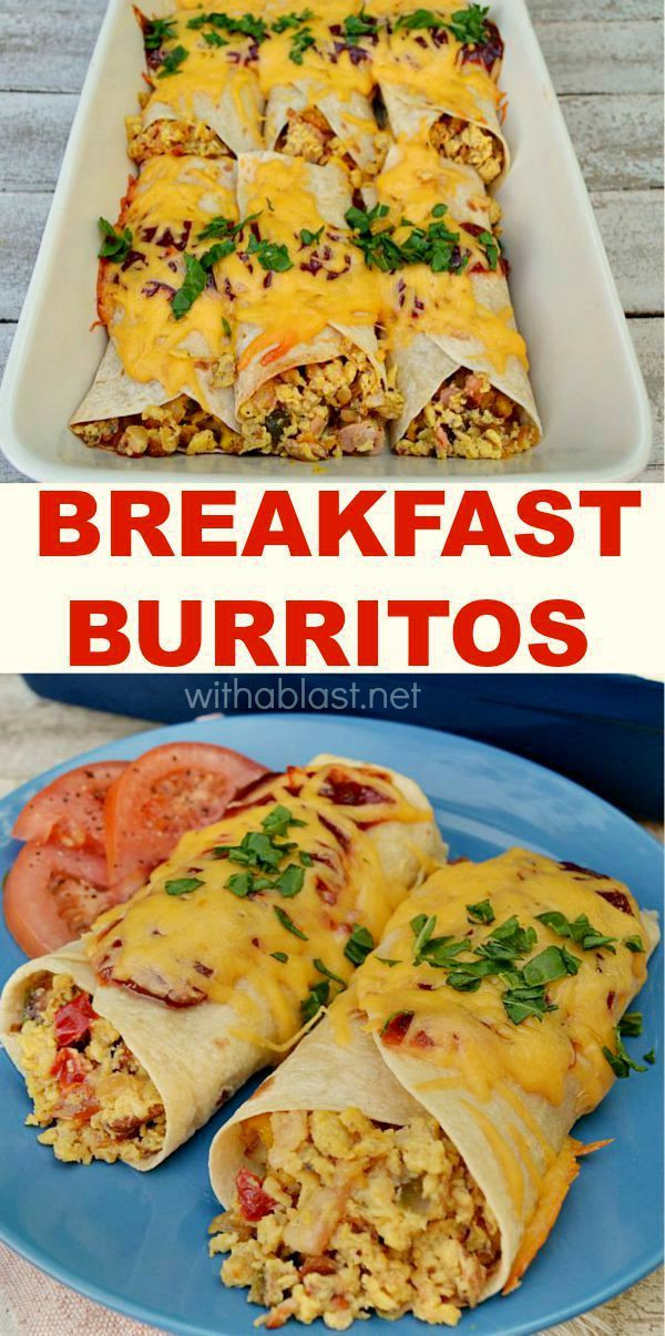 Breakfast Burritos For A Crowd
 17 Best images about SENIOR MEETING MEALS on Pinterest