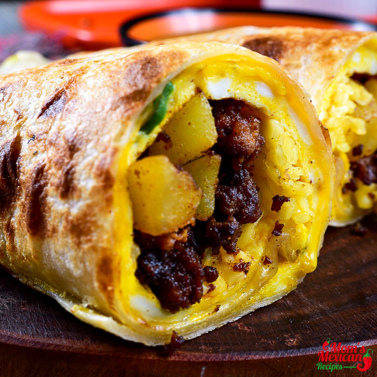 Breakfast Burritos Recipe
 tex mex breakfast burrito recipe