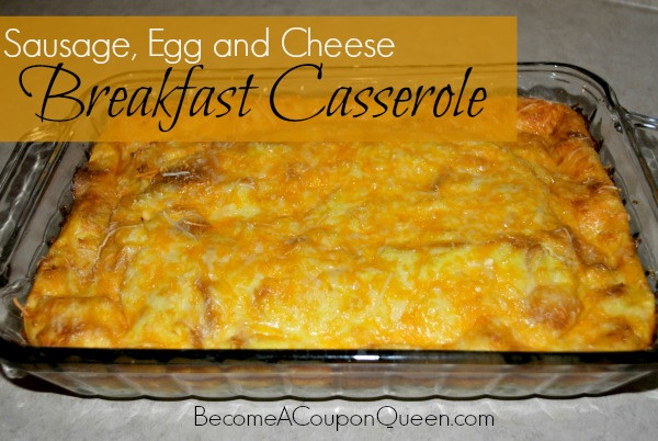 Breakfast Casserole No Bread
 breakfast sausage egg casserole without bread