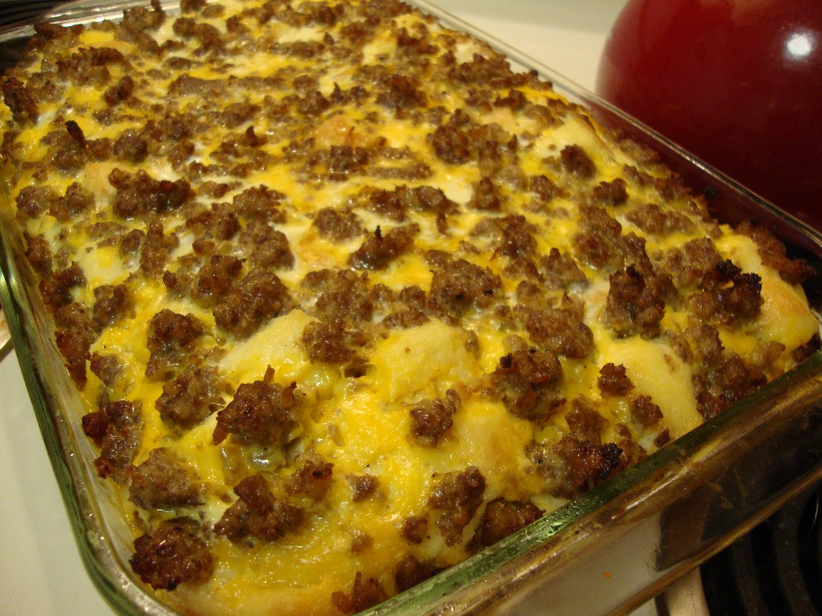 Breakfast Casserole Recipes With Sausage
 George s Breakfast Sausage Casserole BigOven