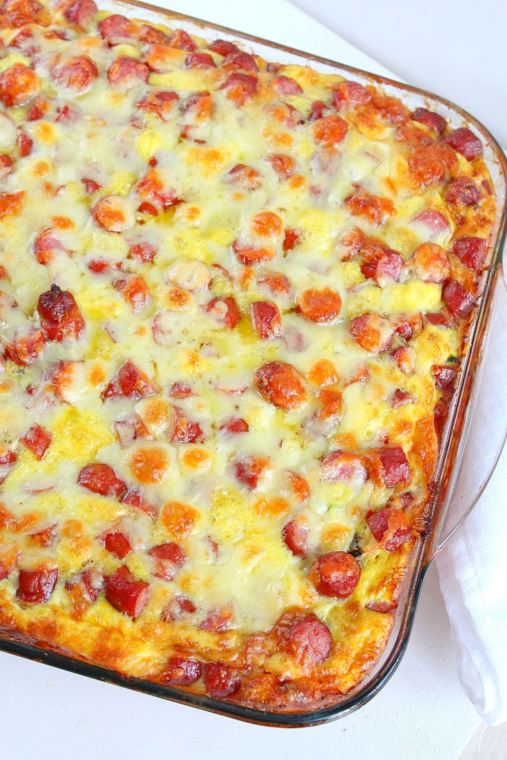 Breakfast Casserole With Bread
 Sausage Bread Casserole with cottage cheese & eggs