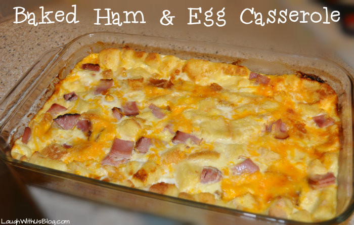 Breakfast Casserole With Ham And Potatoes And Eggs
 Baked Ham and Egg Casserole Recipe