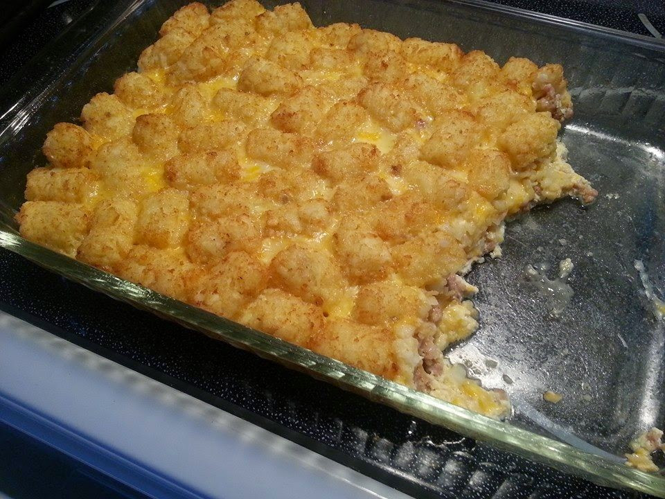 Breakfast Casserole With Tater Tots And Sausage
 QUICK FIX RECIPES BREAKFAST TATER TOT CASSEROLE