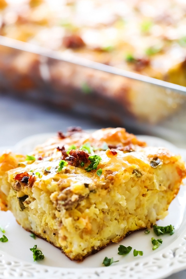 Breakfast Casserole With Tater Tots And Sausage
 Tater Tot Breakfast Casserole