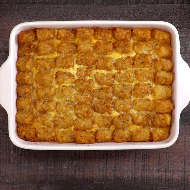 Breakfast Casserole With Tater Tots And Sausage
 Tater Tot Breakfast Casserole Recipe & Video