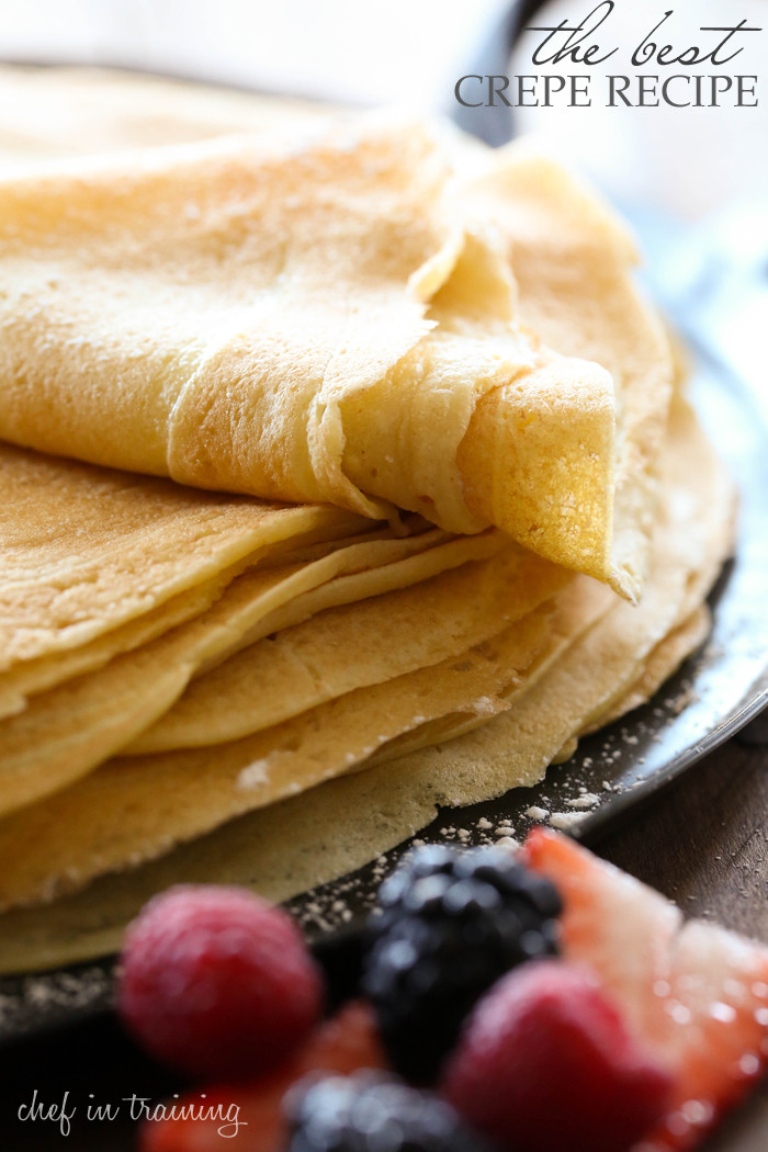 Breakfast Crepes Recipe
 crepe batter recipe without milk