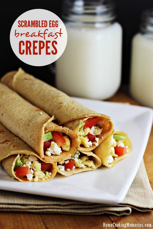 Breakfast Crepes Recipe
 Scrambled Egg Breakfast Crepes Recipe Home Cooking Memories