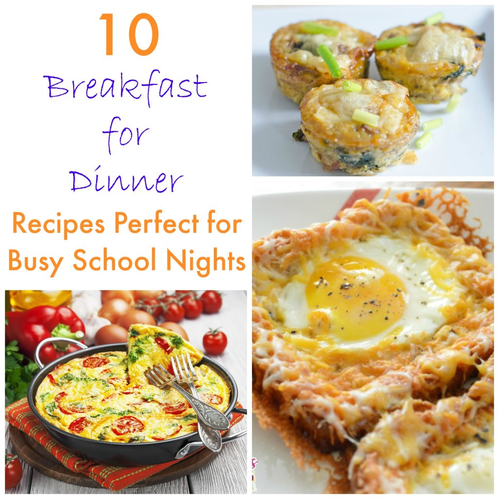 Breakfast For Dinner Recipes
 10 Breakfast for Dinner Recipes for Busy School Nights