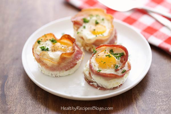 Breakfast Ideas With Eggs And Bacon
 Bacon and Eggs Breakfast Cups