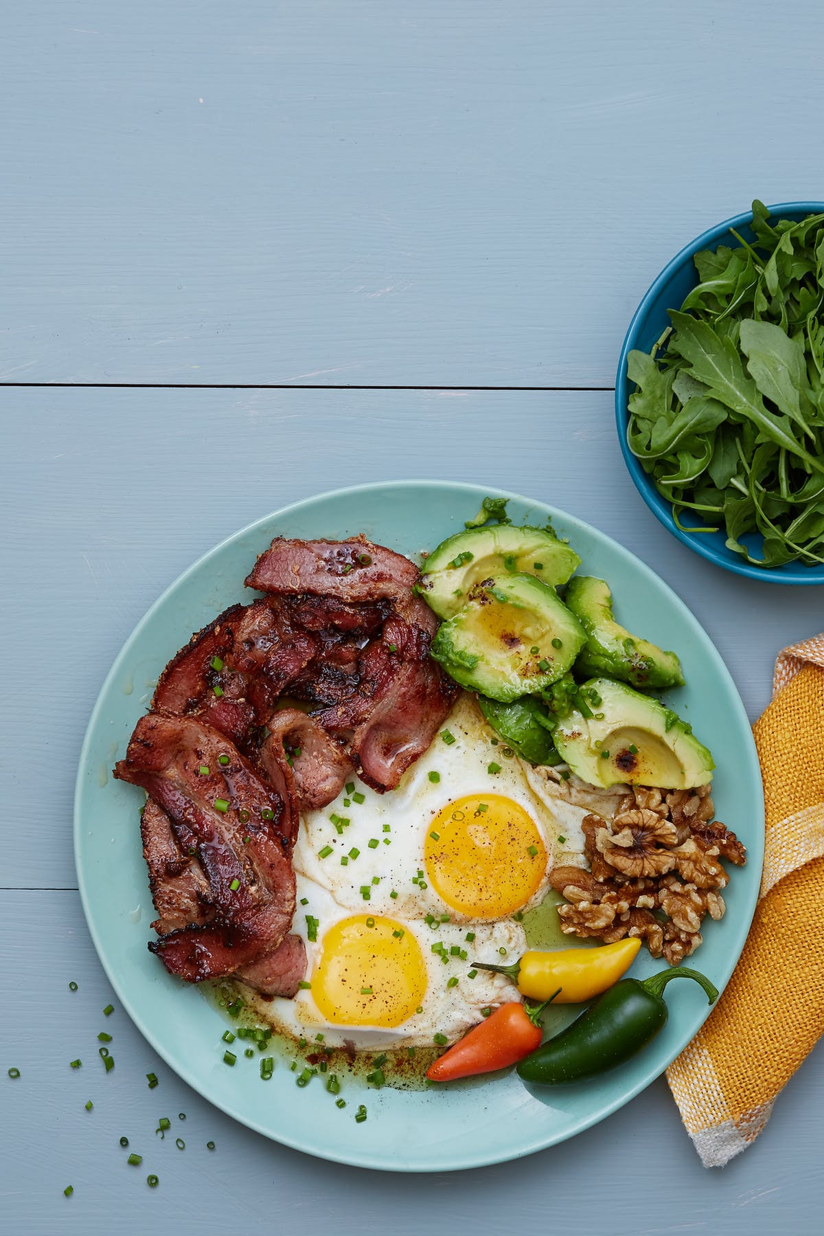 Breakfast Ideas With Eggs And Bacon
 Keto Bacon and Eggs Plate Breakfast for Dinner Diet Doctor