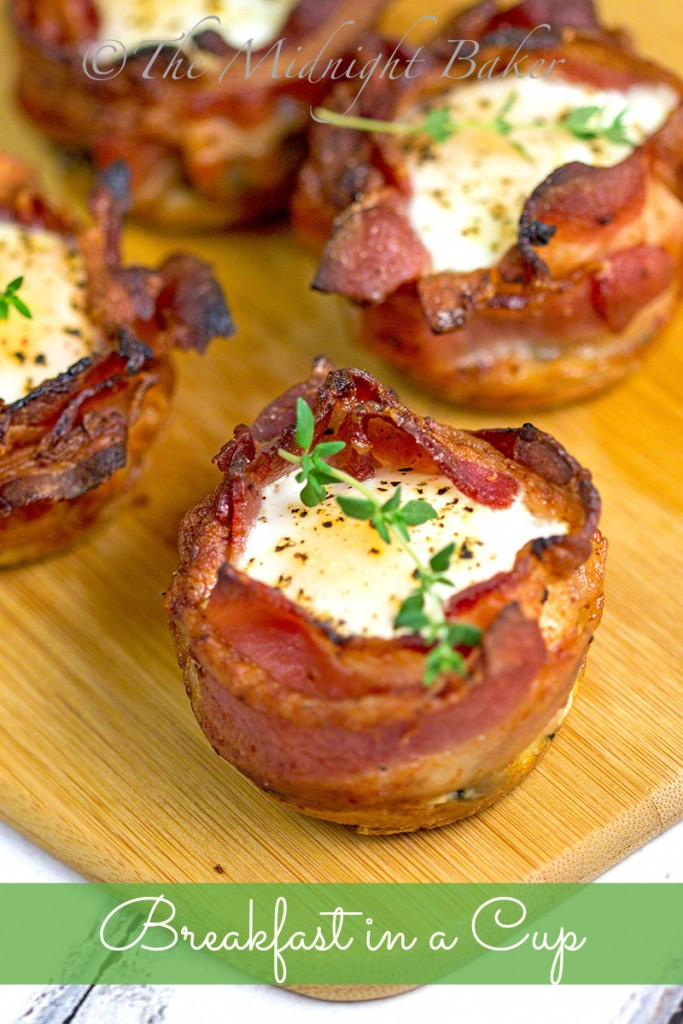 Breakfast Ideas With Eggs And Bacon
 Bacon and Egg Muffins aka Breakfast in a Cup The