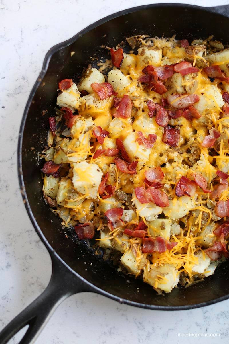 Breakfast Ideas With Potatoes
 Skillet breakfast potatoes I Heart Nap Time