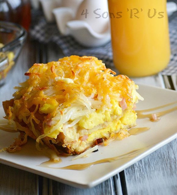 Breakfast Lasagna French Toast
 Breakfast Ham Egg And French Toast Lasagna recipe