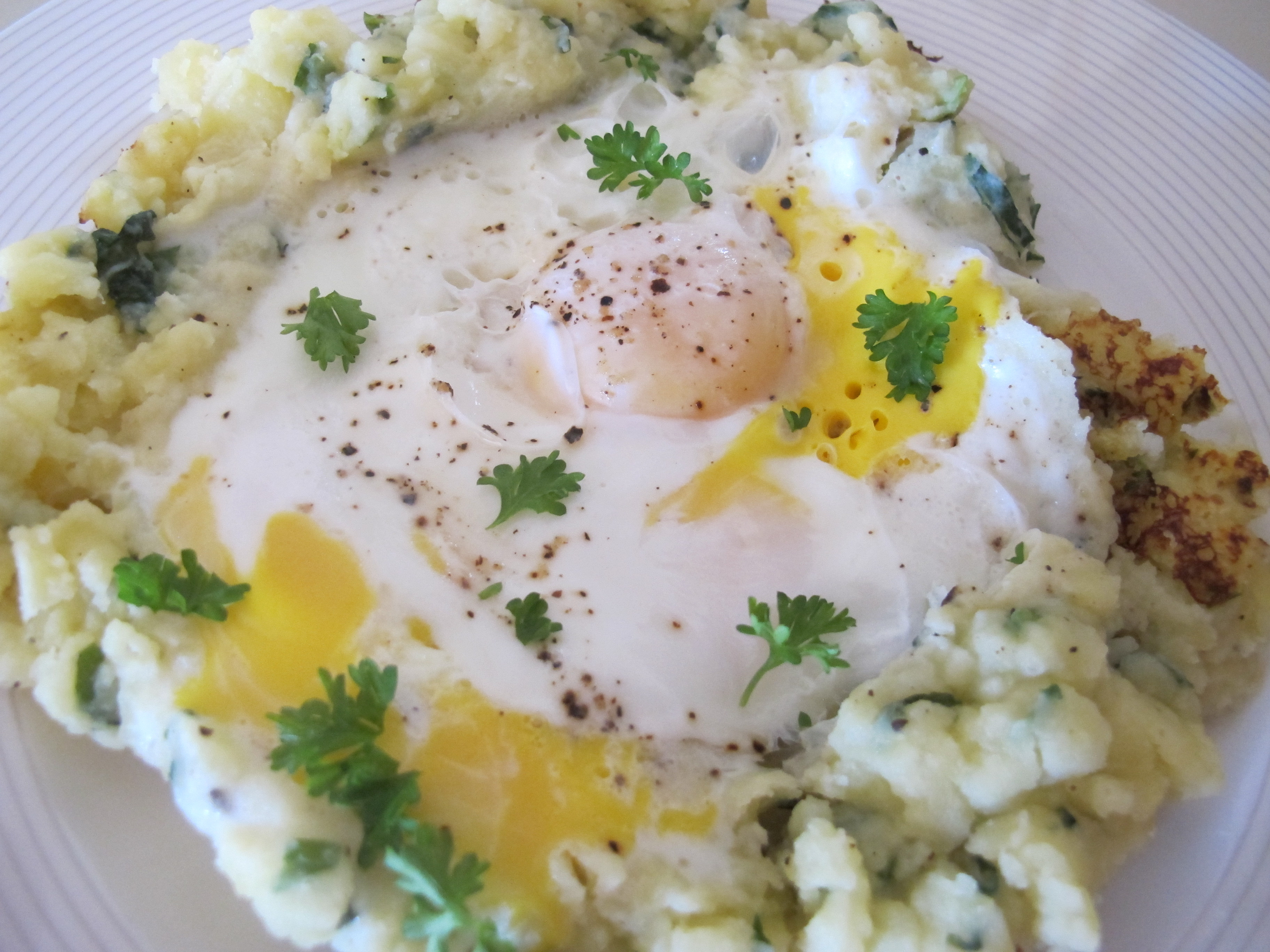 Breakfast Mashed Potatoes
 Mashed Potato Eggs — Breakfast Lunch or Dinner