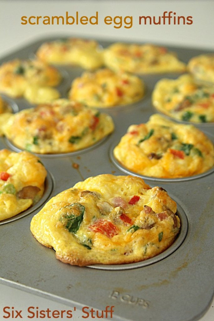 Breakfast Muffin Recipe
 Scrambled Egg Breakfast Muffins – Six Sisters Stuff