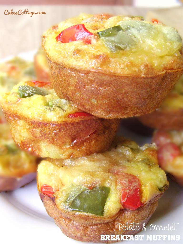 Breakfast Omelette Recipe
 Potato & Omelet Breakfast Muffins Page 2 of 2 Cakescottage