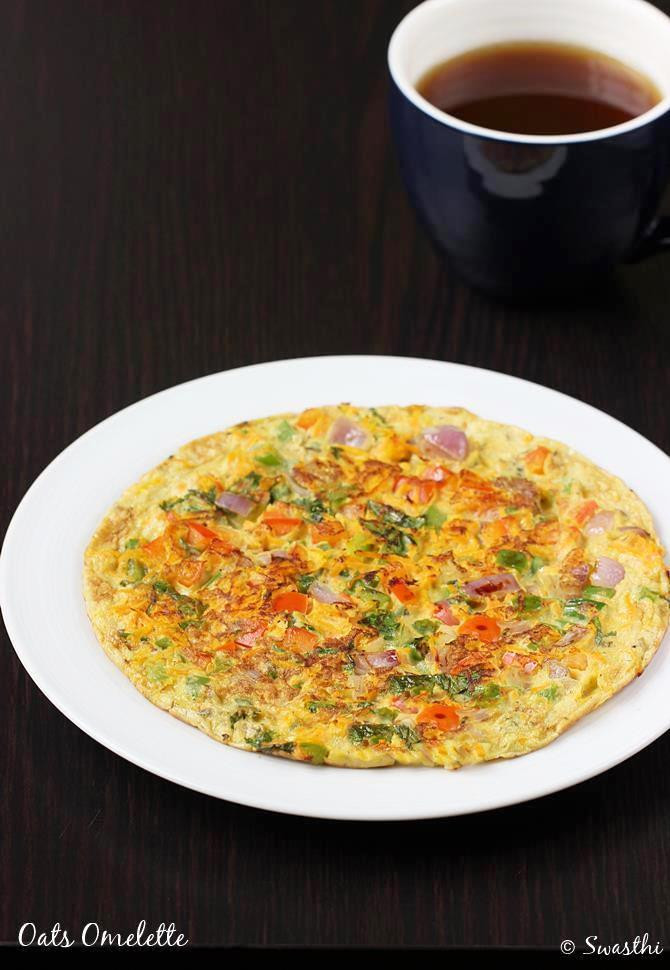 Breakfast Omelette Recipe
 Oats egg omelette Oats omelet