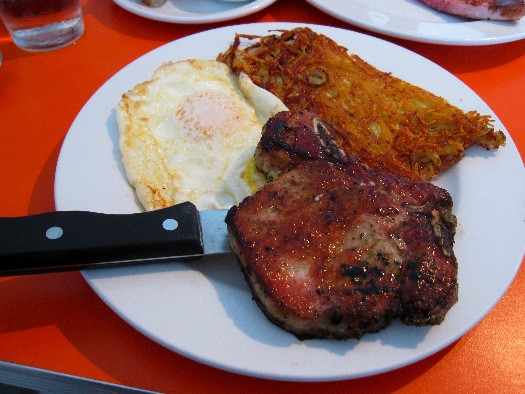 Breakfast Pork Chops
 Matt’s Big Breakfast Morning fort Food Rising in Phoenix