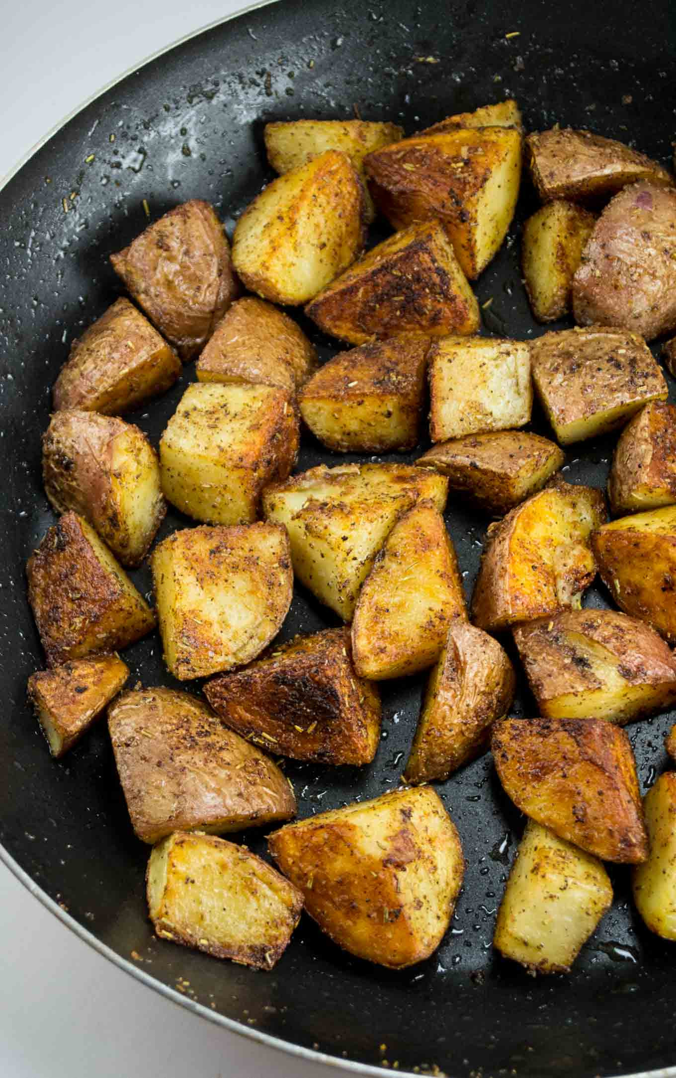 Breakfast Potatoes Skillet
 Crispy Skillet Breakfast Potatoes vegan gluten free