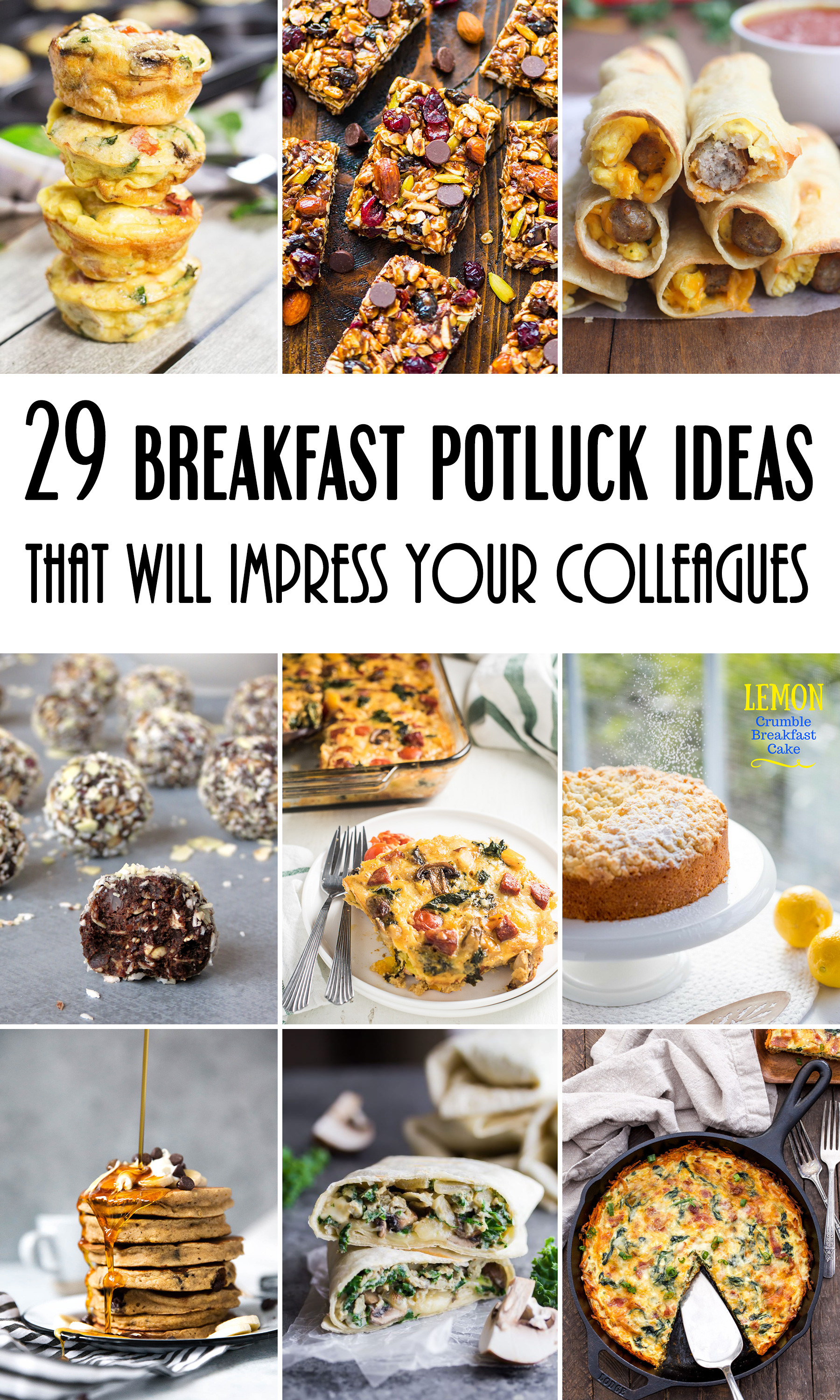 Breakfast Potluck Recipes
 29 Breakfast Potluck Ideas For Work That Will Impress Your