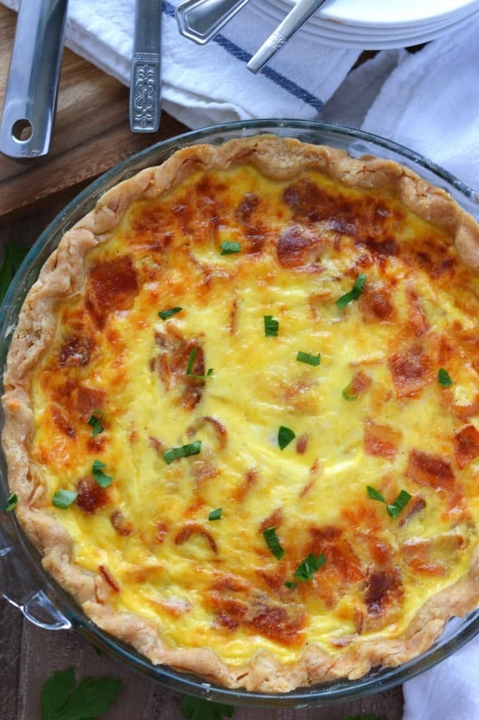 Breakfast Quiche Recipe
 Ham And Cheese Breakfast Quiche Recipe — Dishmaps