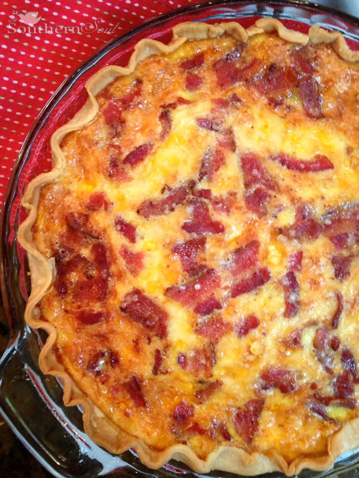 Breakfast Quiche Recipe
 Bacon Cheddar Quiche A Southern Soul