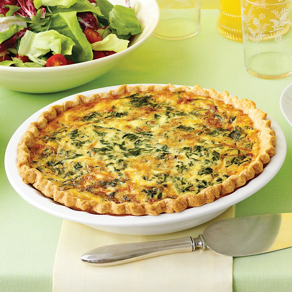 Breakfast Quiche Recipe
 Spinach and Gruyere Quiches Recipe