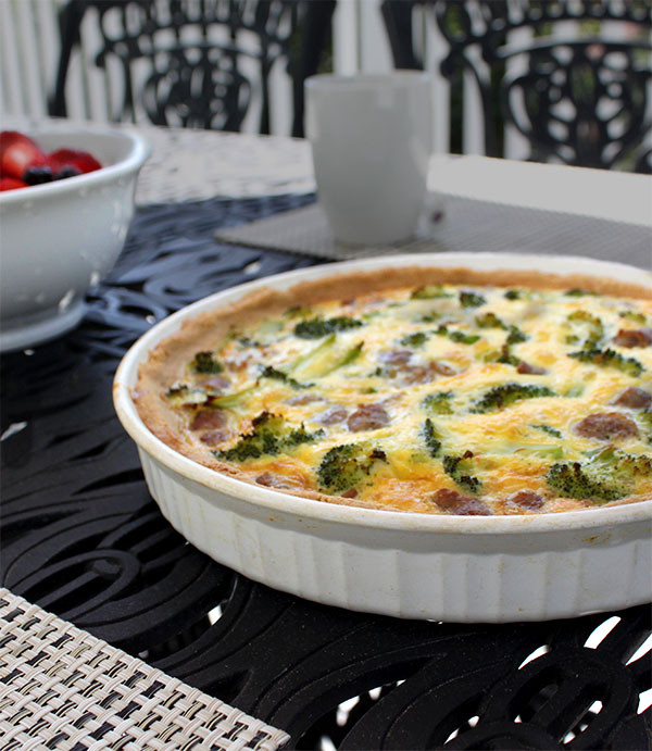 Breakfast Quiche With Sausage
 Broccoli and Breakfast Sausage Quiche Healing and Eating