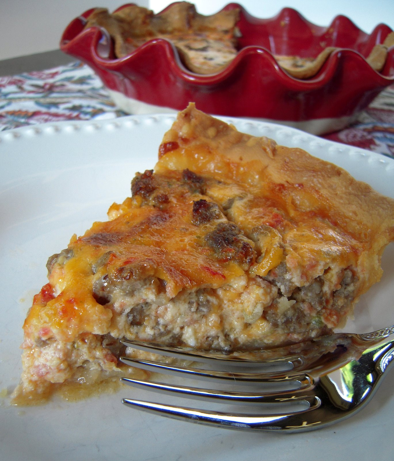 Breakfast Quiche With Sausage
 Southwestern Sausage Quiche