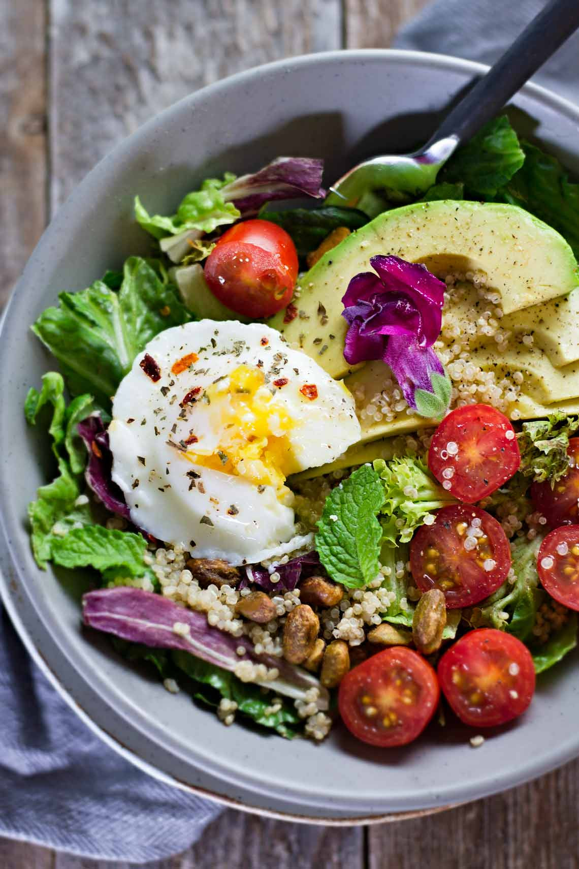 Breakfast Salad Recipes
 Poached Egg & Avocado Breakfast Salad Jar Lemons