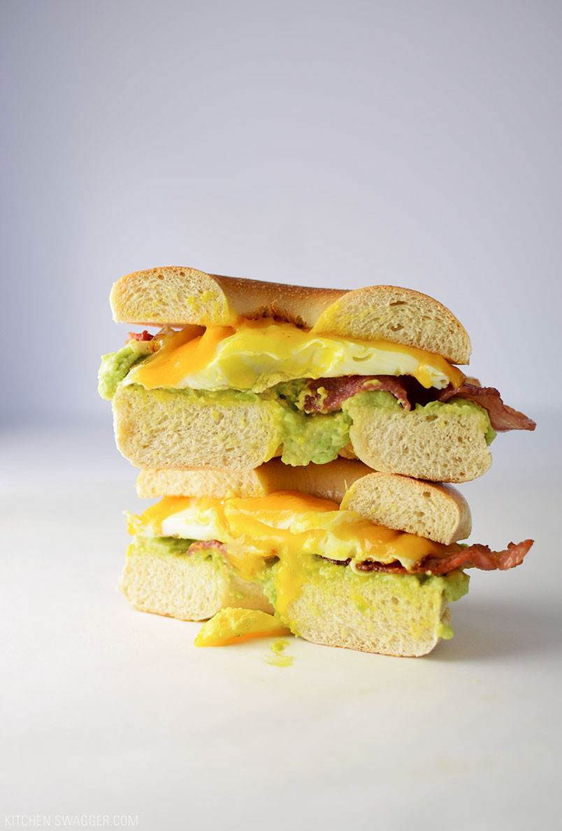 Breakfast Sandwich Recipes
 Bacon Egg and Avocado Breakfast Sandwich Recipe