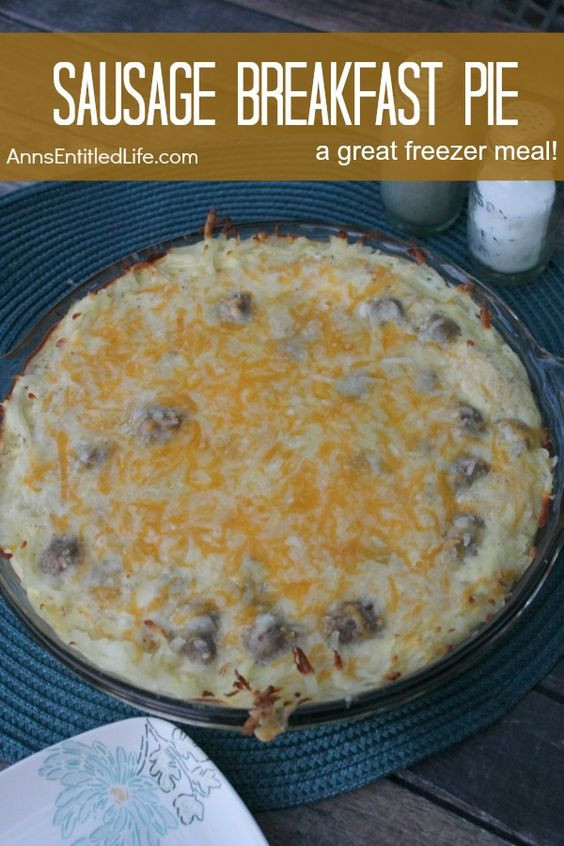 Breakfast Sausage Recipes For Dinner
 Sausage Breakfast Pie Recipe