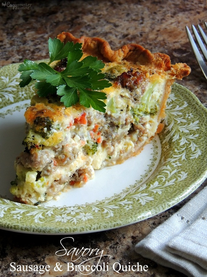 Breakfast Sausage Recipes For Dinner
 broccoli quiche bisquick