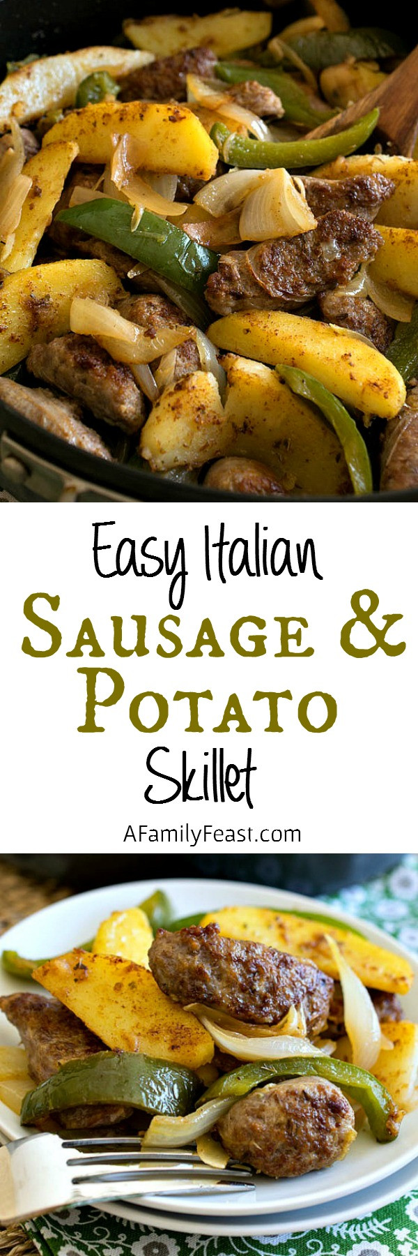 Breakfast Sausage Recipes For Dinner
 Easy Italian Sausage and Potato Skillet A Family Feast