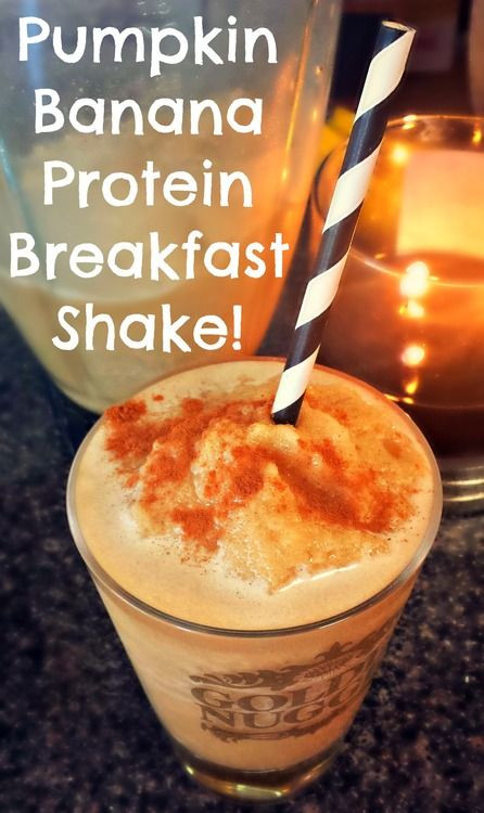 Breakfast Shake Recipes
 Thanksgiving Morning Pumpkin Banana Protein Breakfast