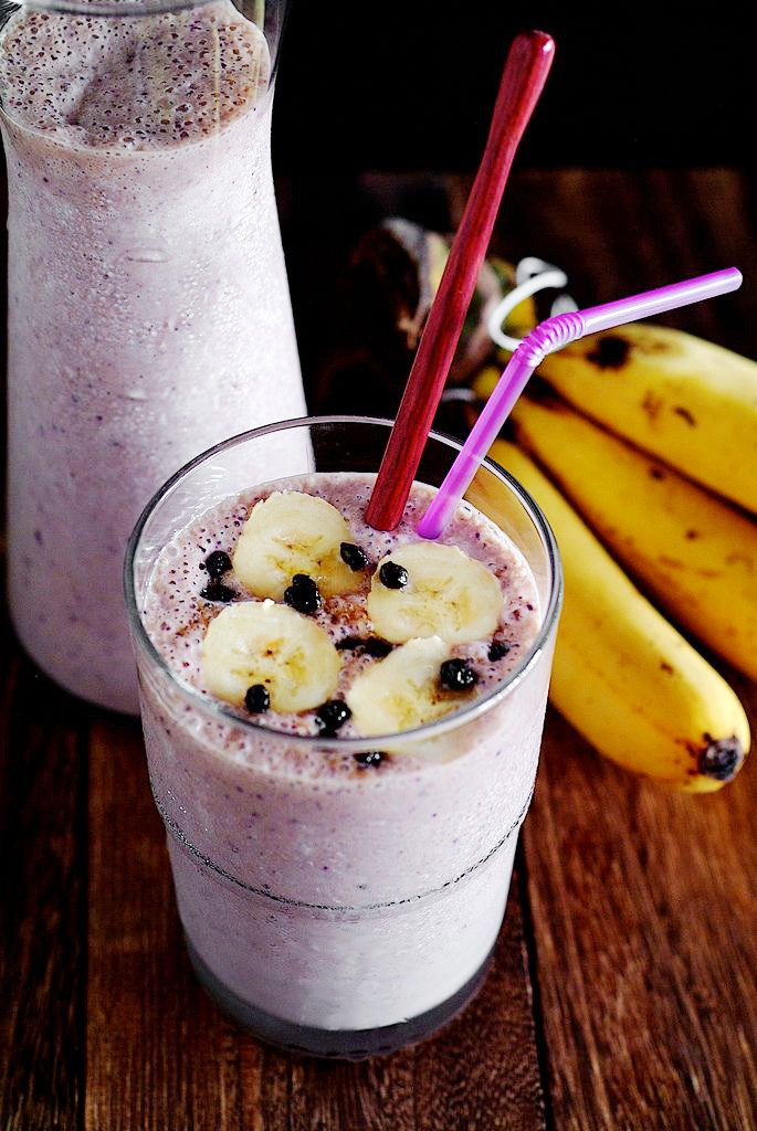 Breakfast Shake Recipes
 Banana Blueberry Breakfast Smoothie – Healthy Ve arian