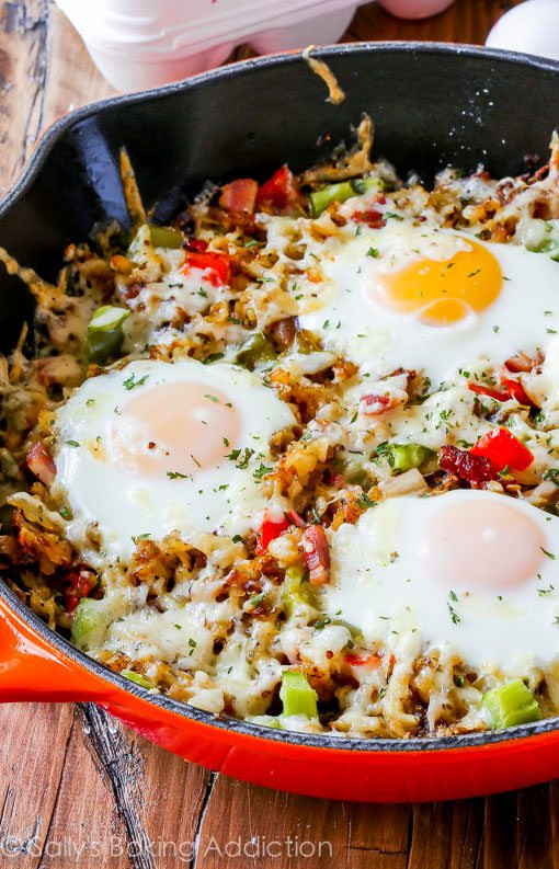 Breakfast Skillet Potatoes
 Crispy Hash Breakfast Skillet Sallys Baking Addiction