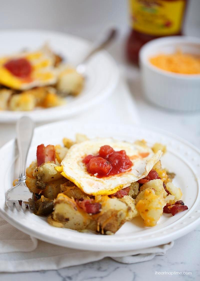 Breakfast Skillet Potatoes
 Skillet breakfast potatoes I Heart Nap Time